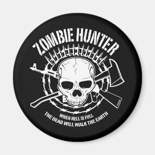 Zombie Hunter Magnet