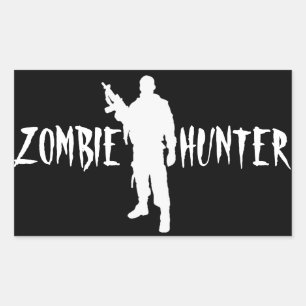 ZOMBIE HUNTER -Sticker Rectangular Sticker