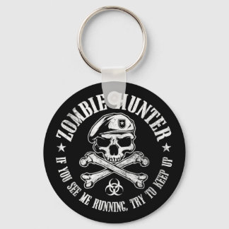 zombie hunter undead living dead key ring