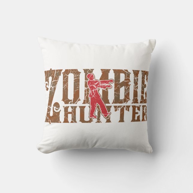 Zombie Hunter Walking Dead Gifts Cushion (Front)