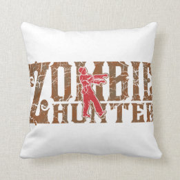 Zombie Hunter Walking Dead Gifts Cushion