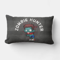 Zombie Hunter with Blood Splatter Creepy Cool