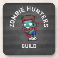Zombie Hunters Guild with Blood Splatter Creepy