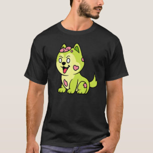 Zombie Husky Dog Halloween Animal Cute Monster Gra T-Shirt