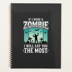 Zombie I Will Eat You Halloween Design_1 Planner