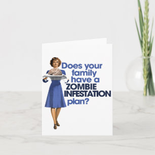 Zombie Infestation Plan Card