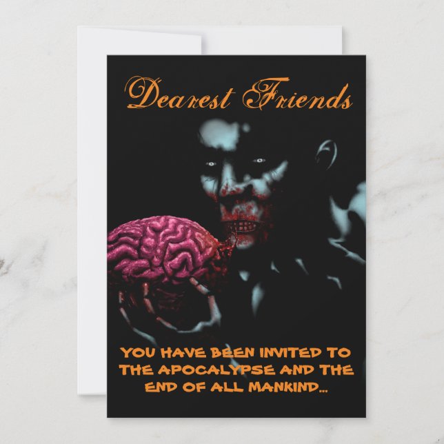 Zombie Invitation (Front)