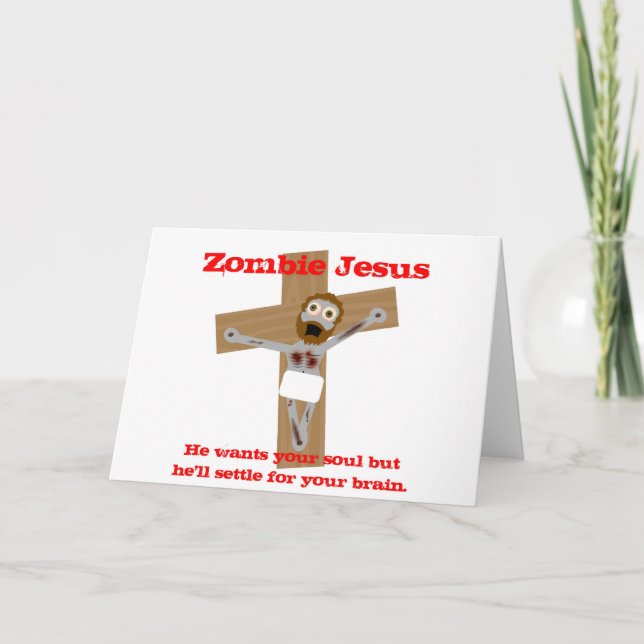 Zombie Jesus Card (Front)