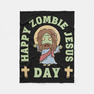 Zombie Jesus Day  Fleece Blanket