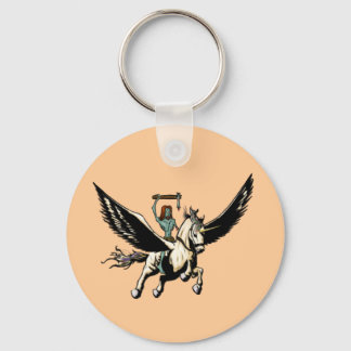 Zombie Jesus Rides Again Key Ring