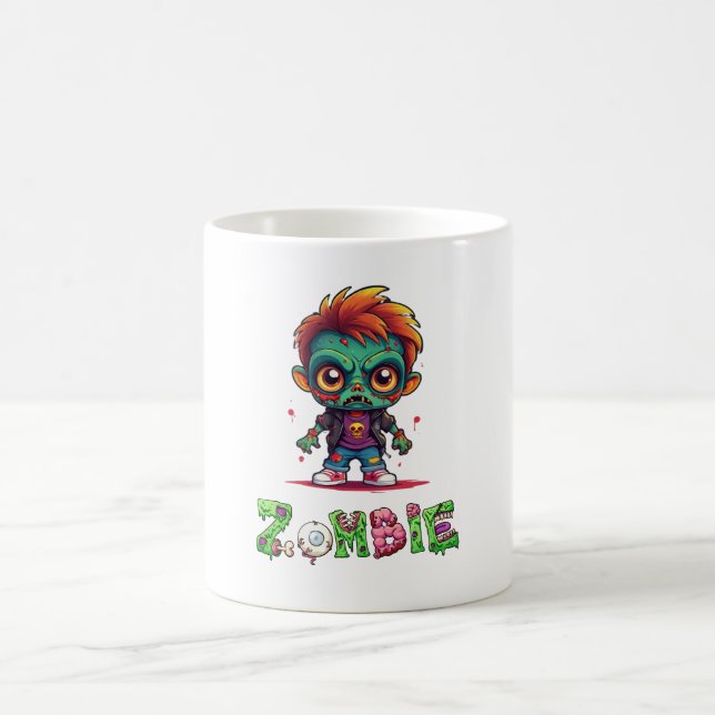 Zombie Kid - Ash Coffee Mug (Center)
