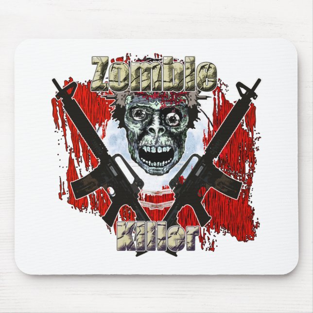 Zombie Killer 4 Mouse Pad (Front)