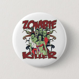 Zombie Killer 6 Cm Round Badge