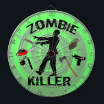 ZOMBIE KILLER DART BOARD<br><div class="desc">Get ready for the inevitable Zombie apocalypse with this one of a kind Zombie Killer dart board! Now is your chance to practice your Zombie killing skills before the walking dead are trying to eat your brains!</div>