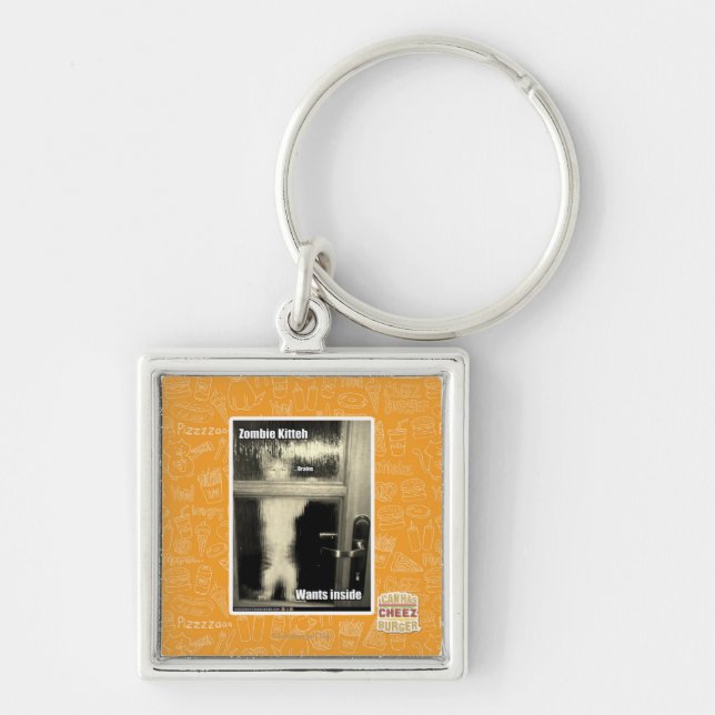 Zombie Kitteh Key Ring (Front)