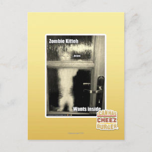 Zombie Kitteh Postcard