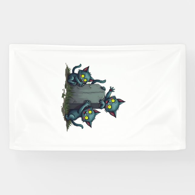 Zombie Kitten Uprising Banner (Horizontal)