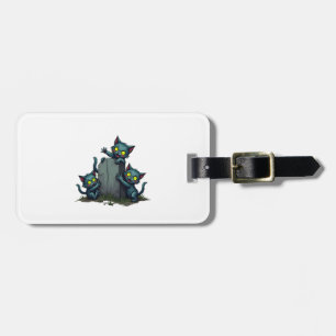Zombie Kitten Uprising Luggage Tag