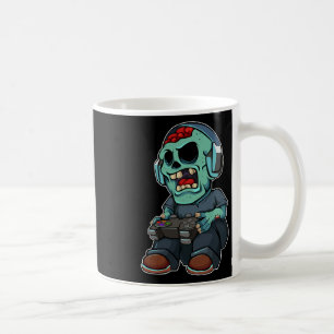Zombie Lazy Halloween Costume Funny Gaming Video-g Coffee Mug