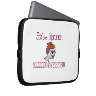Zombie Librarian Laptop Sleeve