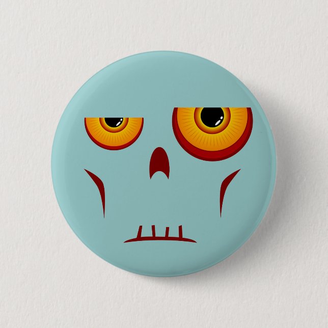 Zombie Long Face Button (Front)