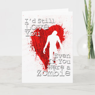 Zombie Love Card