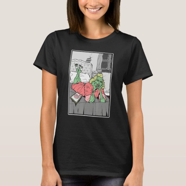 Zombie Love graphic art T-Shirt (Front)