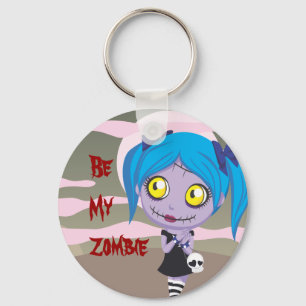 Zombie Love Key Ring