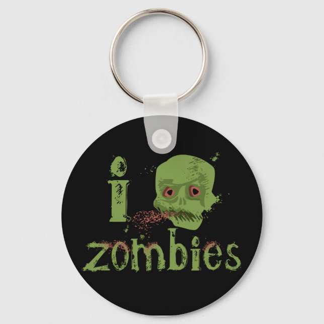 Zombie Love Key Ring (Front)