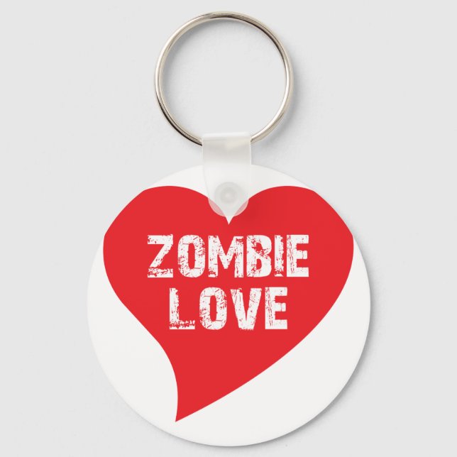 Zombie Love Key Ring (Front)