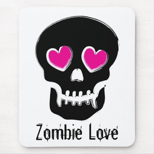Zombie Love Mouse Pad (Front)