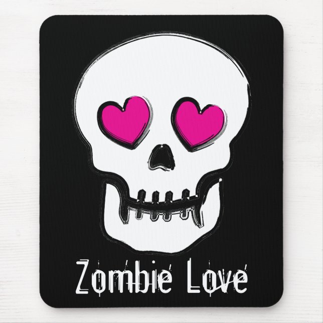 Zombie Love Mouse Pad (Front)