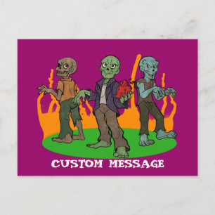 Zombie Love Postcard