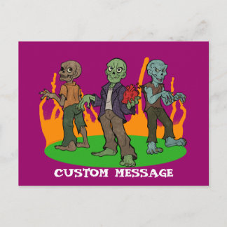 Zombie Love Postcard