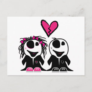 ZOMBIE LOVE POSTCARD