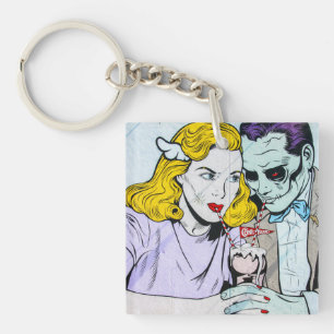 zombie love shake key ring