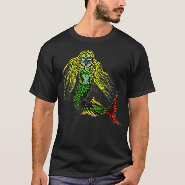 Zombie Mermaid  T-Shirt (Front)