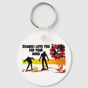 Zombie Mind Key Ring