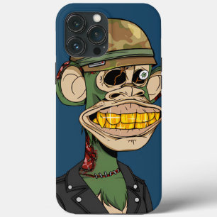 Zombie monkey soldier iPhone / iPad case