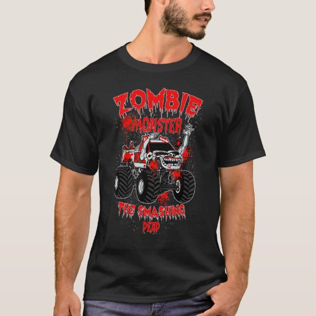Zombie Monster Truck The Smashing Dead T-Shirt (Front)