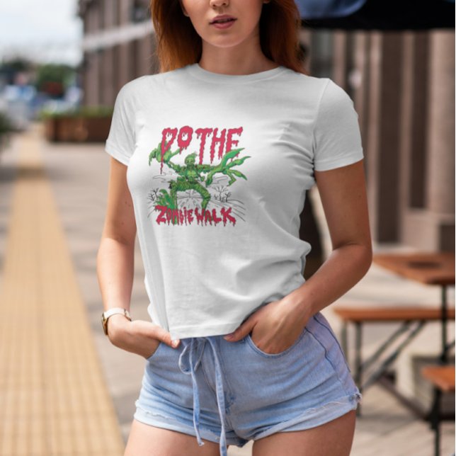 Zombie Monster Walking T-Shirt (Creator Uploaded)
