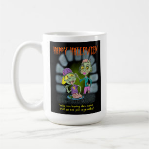 Zombie Mother and Son Halloween Card Coffee Mug