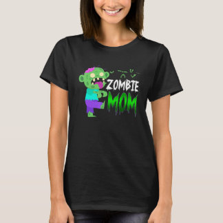 Zombie Mum Cute Halloween Costume For Mother T-Shirt