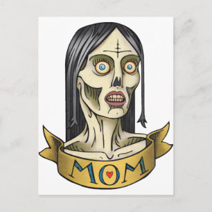 Zombie Mum Postcard