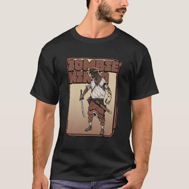 Zombie Ninja  original character  T-Shirt (Front)