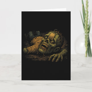 Zombie Npc Teag - Funny Tea G Gamer Meme Halloween Card