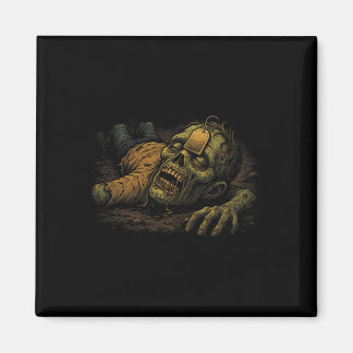 Zombie Npc Teag - Funny Tea G Gamer Meme Halloween Magnet