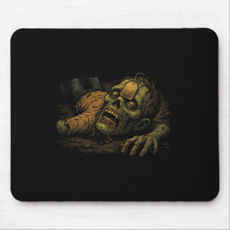 Zombie Npc Teag - Funny Tea G Gamer Meme Halloween Mouse Pad