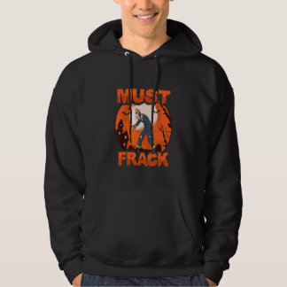 Zombie Oilfield Worker Must Frack Halloween Costum Hoodie