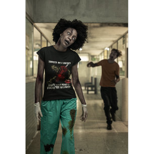 Zombie On A Budget Halloween T-Shirt